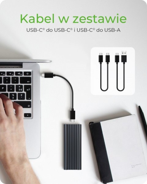 IB-1824ML-C31 Obudowa M.2 NVMe z oświetleniem RGB IB-1824ML-C31 Obudowa M.2 NVMe z oświetleniem RGB