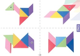 Klocki Magnetyczny Tangram - Magic Tangram 60 el. X-Bida