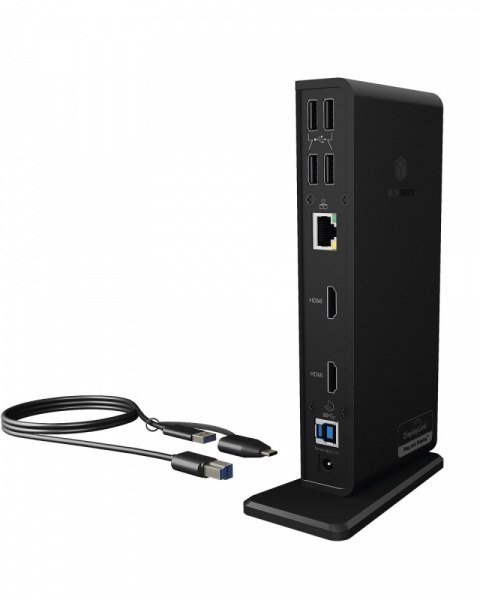 Stacja dokująca IB-DK2251AC do Notebooka DisplayLink, 2 x HDMI Stacja dokująca IB-DK2251AC do Notebooka DisplayLink, 2 x HDMI