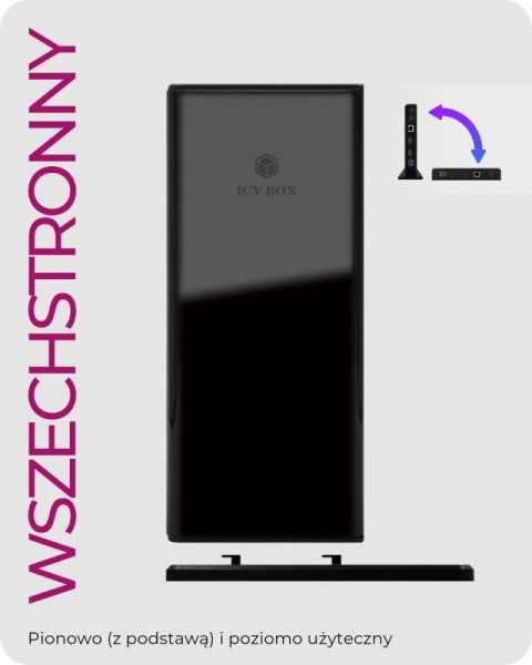Stacja dokująca IB-DK2251AC do Notebooka DisplayLink, 2 x HDMI Stacja dokująca IB-DK2251AC do Notebooka DisplayLink, 2 x HDMI