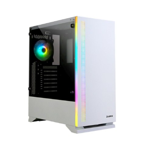 Obudowa S5 WHITE ATX Mid Tower PC Case RGB fan TG Obudowa S5 WHITE ATX Mid Tower PC Case RGB fan TG
