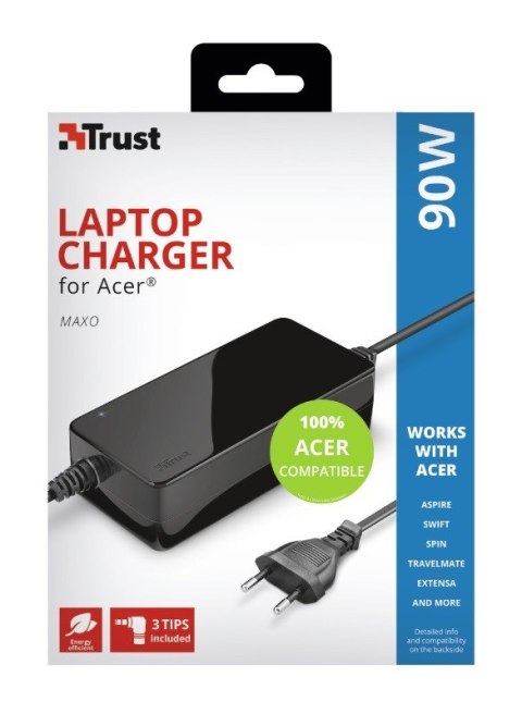 Zasilacz komputerowy Maxo Acer 90W Zasilacz komputerowy Maxo Acer 90W