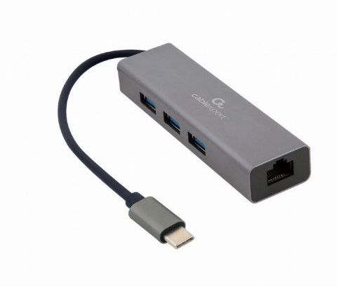 Hub 3 portowy USB 3.1 z kartą sieciową Hub 3 portowy USB 3.1 z kartą sieciową