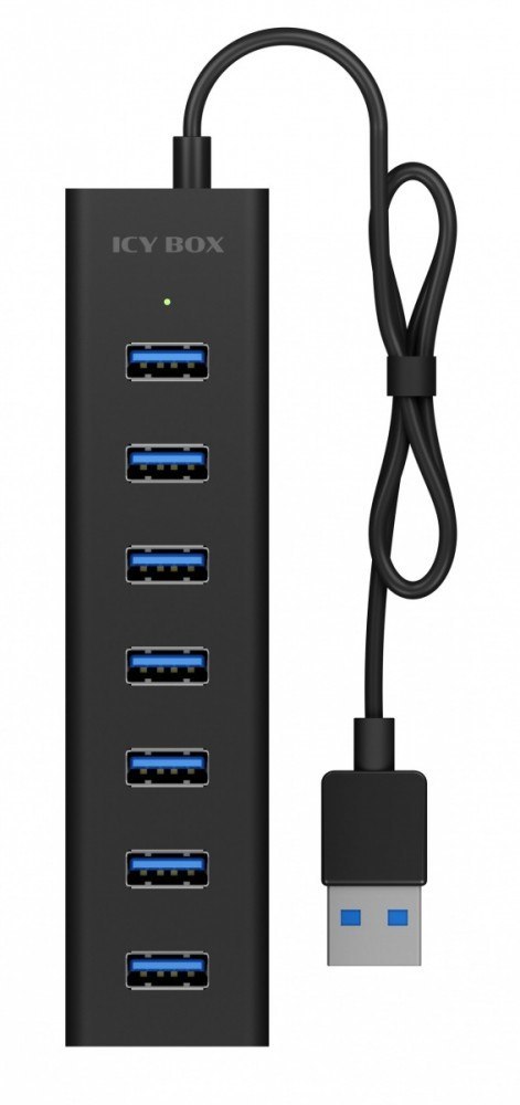 IB-HUB1700-U3 7-Port USB HUB+zasilacz IB-HUB1700-U3 7-Port USB HUB+zasilacz