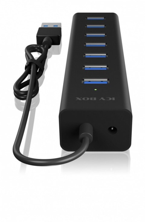 IB-HUB1700-U3 7-Port USB HUB+zasilacz IB-HUB1700-U3 7-Port USB HUB+zasilacz