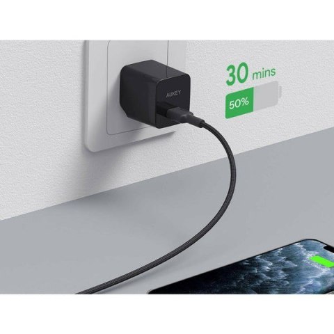 CB-CL02 Black nylonowy kabel Lightning-USB C | USB Power Delivery USB-PD | 1.2m | certyfikat MFi Apple CB-CL02 Black nylonowy kabel Lightning-USB C | USB Power Delivery USB-PD | 1.2m | certyfikat MFi Apple