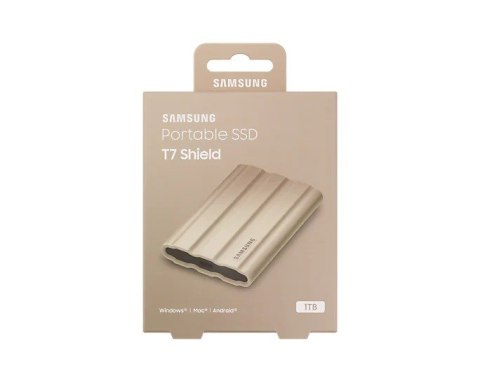 Dysk SSD T7 Shield 1TB USB 3.2, beżowy Dysk SSD T7 Shield 1TB USB 3.2, beżowy