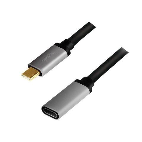 Kabel USB-C M/F,4K/60Hz aluminiowy 0.5m Kabel USB-C M/F,4K/60Hz aluminiowy 0.5m