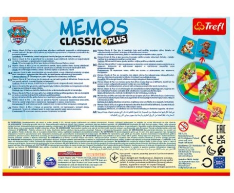 Gra Memos Classic & Plus Psi Patrol Gra Memos Classic & Plus Psi Patrol