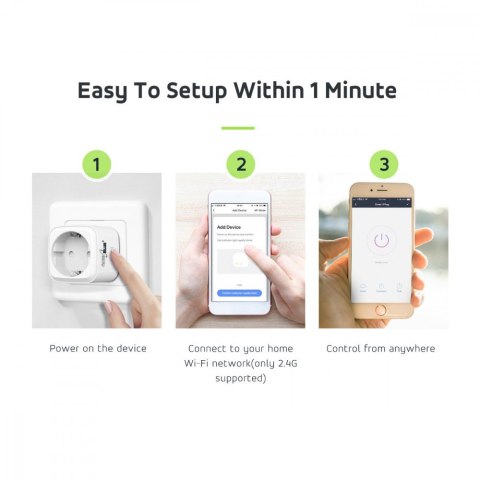 Zdalnie sterowane gniazdko WiFi GB720E Zdalnie sterowane gniazdko WiFi GB720E