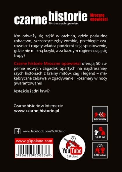 Gra Czarne Historie - Mroczne Opowieści Gra Czarne Historie - Mroczne Opowieści