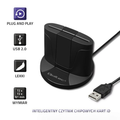 Inteligentny czytnik chipowych kart ID SCR-0632 | USB typu C Inteligentny czytnik chipowych kart ID SCR-0632 | USB typu C