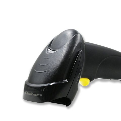 Laserowy czytnik kodów kreskowych 1D | USB | Czarny Laserowy czytnik kodów kreskowych 1D | USB | Czarny
