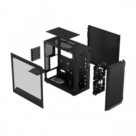 Obudowa Focus 2 Czarna TG Clear Tint Obudowa Focus 2 Czarna TG Clear Tint