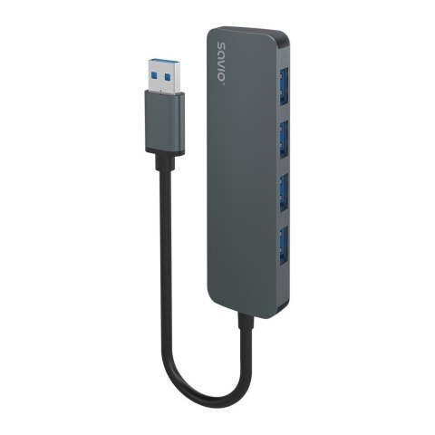 4-portowy HUB USB 3.1 Gen 1, AK-53 4-portowy HUB USB 3.1 Gen 1, AK-53