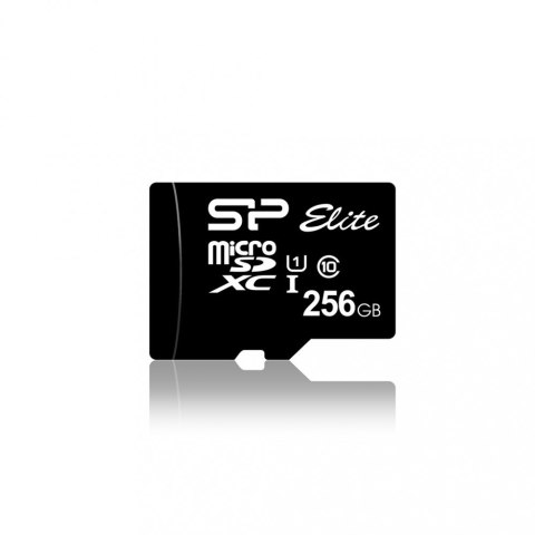 Karta pamięci microSDXC 256GB CL10/UHS-1 100/80 MB/s Elite + adapter Karta pamięci microSDXC 256GB CL10/UHS-1 100/80 MB/s Elite + adapter