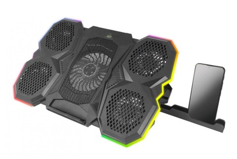 Podstawka chłodząca gaming LED RGB Breva Podstawka chłodząca gaming LED RGB Breva