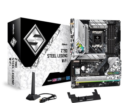Płyta główna Z790 Steel Legend WIFI S1700 4DDR5 USB 3.2 ATX Płyta główna Z790 Steel Legend WIFI S1700 4DDR5 USB 3.2 ATX