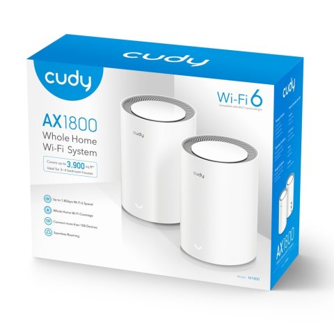 System WiFi Mesh M1800 (2-Pack) AX1800 System WiFi Mesh M1800 (2-Pack) AX1800