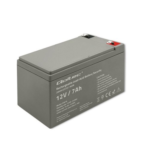 Akumulator AGM | 12V | 7Ah | max. 105A | Security Akumulator AGM | 12V | 7Ah | max. 105A | Security