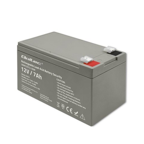 Akumulator AGM | 12V | 7Ah | max. 105A | Security Akumulator AGM | 12V | 7Ah | max. 105A | Security