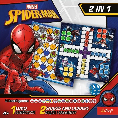 Gra 2w1 Chińczyk / Węże i drabiny, Spider-Man Gra 2w1 Chińczyk / Węże i drabiny, Spider-Man