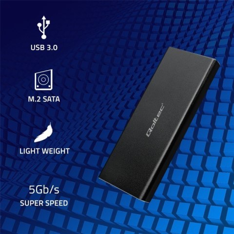 Obudowa | kieszeń do dysków SSD M.2 SATA | NGFF | USB 3.0 Obudowa | kieszeń do dysków SSD M.2 SATA | NGFF | USB 3.0