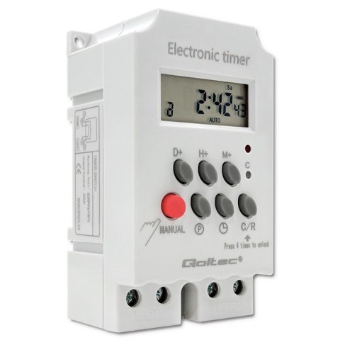 Elektroczniczny programator czasowy na szynę DIN PC0629 Elektroczniczny programator czasowy na szynę DIN PC0629