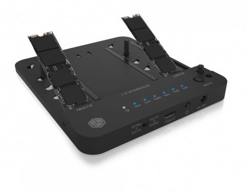 Stacja dokująca/klonująca IB-2915MSCL-C31 M.2 dla M.2 0NVMe i SATA 2,5/3,5 SSD/HDD Stacja dokująca/klonująca IB-2915MSCL-C31 M.2 dla M.2 0NVMe i SATA 2,5/3,5 SSD/HDD