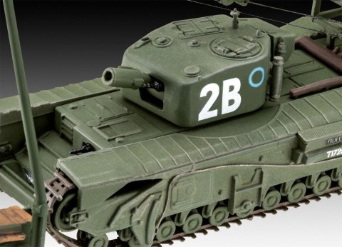 Model plastikowy Churchill A.V.R.E 1/76 Model plastikowy Churchill A.V.R.E 1/76