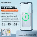 Powerbank indukcyjny 10000 mAh Fast Charging PD 20W MagSafe Biały Powerbank indukcyjny 10000 mAh Fast Charging PD 20W MagSafe Biały