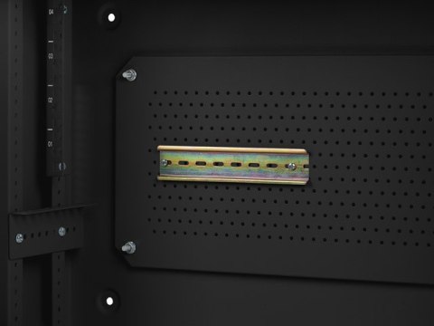 Szafa instalacyjna rack wisząca 19 cali 4u+3u 540x200 niskoprofilowa (złożona) czarna Szafa instalacyjna rack wisząca 19 cali 4u+3u 540x200 niskoprofilowa (złożona) czarna