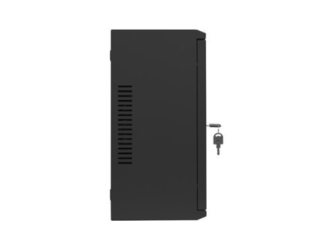 Szafa instalacyjna rack wisząca 19 cali 4u+3u 540x200 niskoprofilowa (złożona) czarna Szafa instalacyjna rack wisząca 19 cali 4u+3u 540x200 niskoprofilowa (złożona) czarna