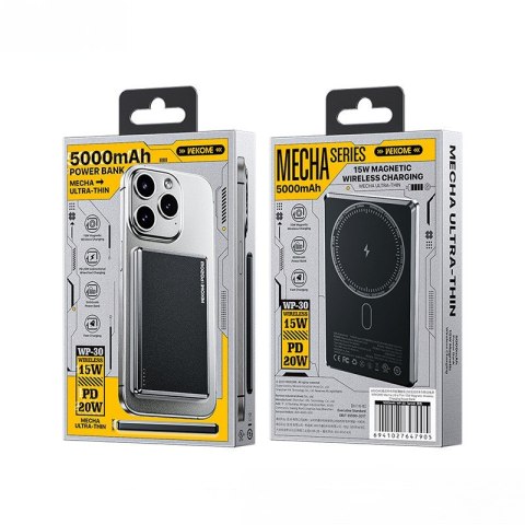 Power bank indukcyjny 5000 mAh Fast Charging PD 20W MagSafe Power bank indukcyjny 5000 mAh Fast Charging PD 20W MagSafe
