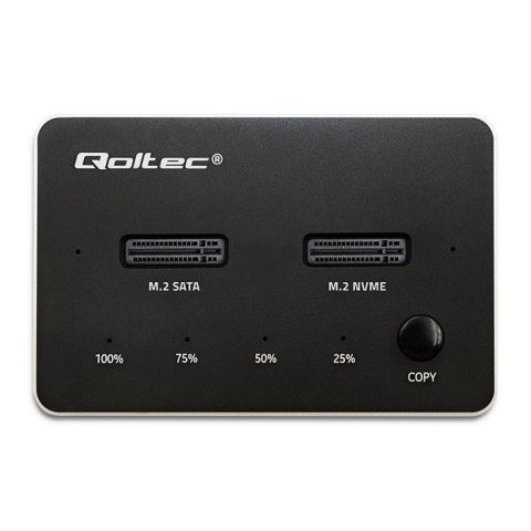 Stacja dokująca dysków SSD M.2 | NVMe | SATA | USB-C | DUAL 2 x 2TB Stacja dokująca dysków SSD M.2 | NVMe | SATA | USB-C | DUAL 2 x 2TB