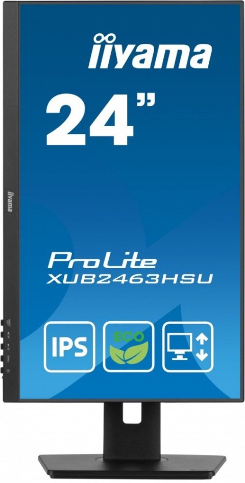 Monitor 23.8 cala ProLite XUB2463HSU-B1 IPS,100HZ,ECO,3ms,SLIM,HDMI,DP,2x USB3.22x2W,HAS(150mm),TCO,EPEAT Monitor 23.8 cala ProLite XUB2463HSU-B1 IPS,100HZ,ECO,3ms,SLIM,HDMI,DP,2x USB3.22x2W,HAS(150mm),TCO,EPEAT