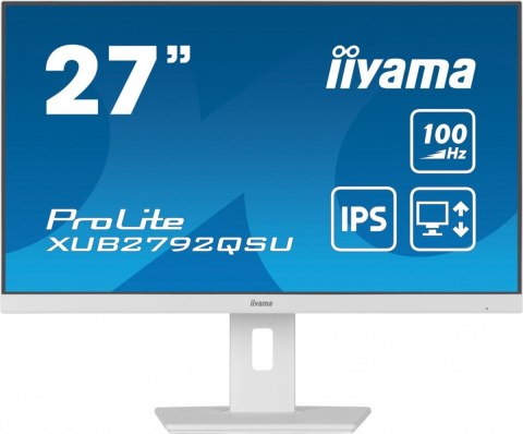 Monitor 27 cali ProLite XUB2792QSU-W6 IPS,QHD,HAS(150mm),100Hz,4xUSB3.2,SLIM Monitor 27 cali ProLite XUB2792QSU-W6 IPS,QHD,HAS(150mm),100Hz,4xUSB3.2,SLIM
