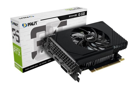 Karta graficzna GeForce RTX 3050 StormX 6GB GDDR6 96bit DVI/DP/HDMI Karta graficzna GeForce RTX 3050 StormX 6GB GDDR6 96bit DVI/DP/HDMI