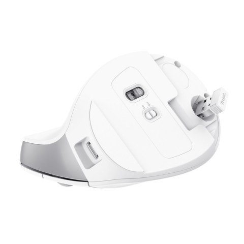 Mysz BAYO II ergonomiczna bezprzewodowa biała Mysz BAYO II ergonomiczna bezprzewodowa biała