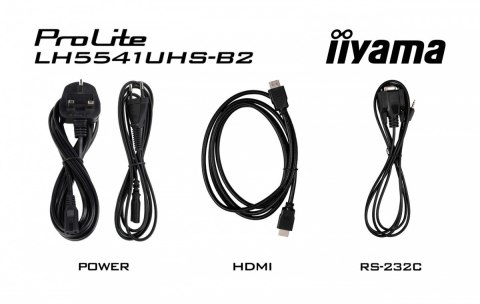 Monitor 54.6 cala ProLite LH5541UHS-B2 24/7 500cd 4K IPS Monitor 54.6 cala ProLite LH5541UHS-B2 24/7 500cd 4K IPS