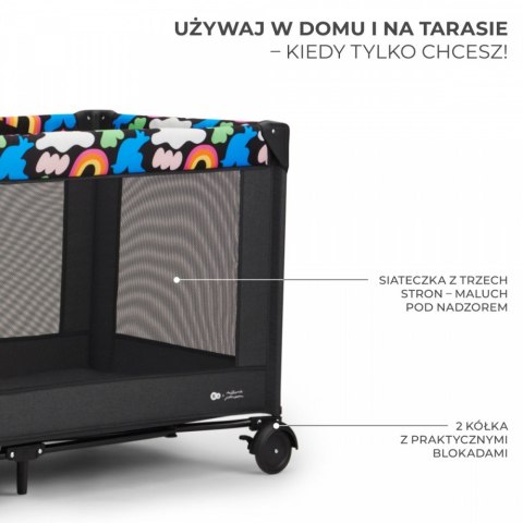 Łóżeczko turystyczne JOY 2 HAPPY SHAPES