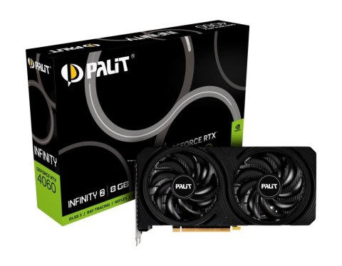 Karta graficzna GeForce RTX 4060 INFINITY 2 8GB GDDR6 128bit Karta graficzna GeForce RTX 4060 INFINITY 2 8GB GDDR6 128bit