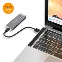 Mini obudowa na dysk M.2 SSD | NVMe | PCIe | USB3.1 | Super speed10Gb/s | 2TB | Srebrna