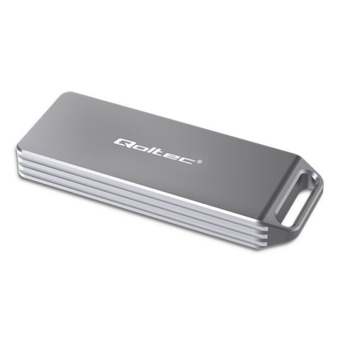 Mini obudowa na dysk M.2 SSD | NVMe | PCIe | USB3.1 | Super speed10Gb/s | 2TB | Srebrna Mini obudowa na dysk M.2 SSD | NVMe | PCIe | USB3.1 | Super speed10Gb/s | 2TB | Srebrna