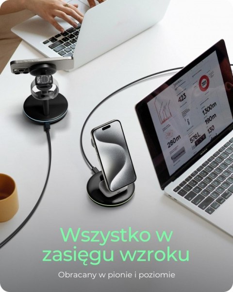 Ładowarka IB-SH102-CH bezprzewodowa do telefonu, zegarka i słuchawek Ładowarka IB-SH102-CH bezprzewodowa do telefonu, zegarka i słuchawek