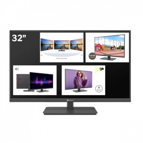 Monitor 31,5 cali VA-3201 HDMI DP VGA 24/7 czarny Monitor 31,5 cali VA-3201 HDMI DP VGA 24/7 czarny