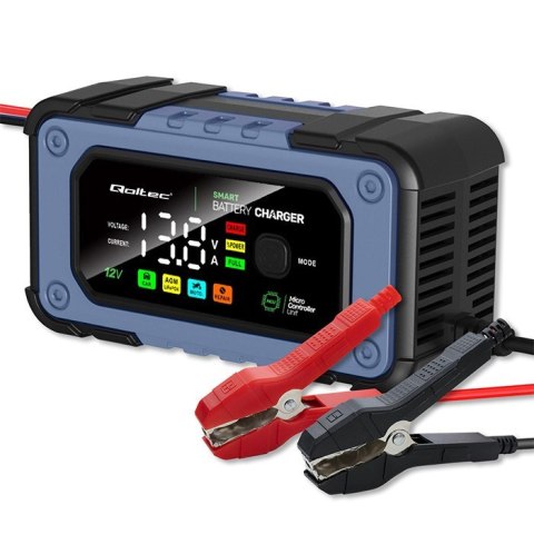 Prostownik do akumulatora z funkcją naprawy | Inteligentna mikroprocesorowa ładowarka | 12V | 7A | LED | 4 tryby Prostownik do akumulatora z funkcją naprawy | Inteligentna mikroprocesorowa ładowarka | 12V | 7A | LED | 4 tryby