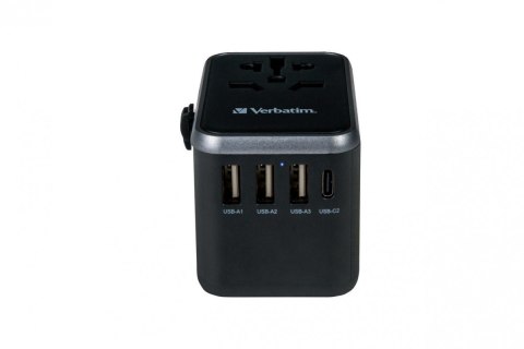 Ładowarka i adapter podróżny UTA-04 49546 PD 61W, QC 3.0, 2x USB-C, 3x USB-A Ładowarka i adapter podróżny UTA-04 49546 PD 61W, QC 3.0, 2x USB-C, 3x USB-A
