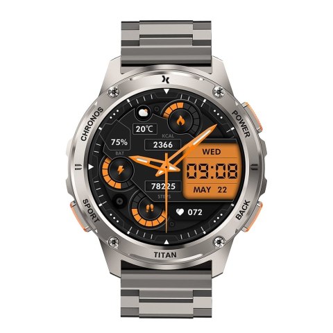 Smartwatch FW110 Titan Chronos Srebrny Smartwatch FW110 Titan Chronos Srebrny