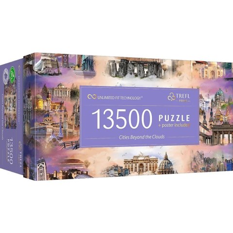 Puzzle 13500 elementów Cities Beyond the Clouds Puzzle 13500 elementów Cities Beyond the Clouds